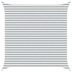 Vela da ombra solare Grigio chiaro e bianco 4 x 4 m