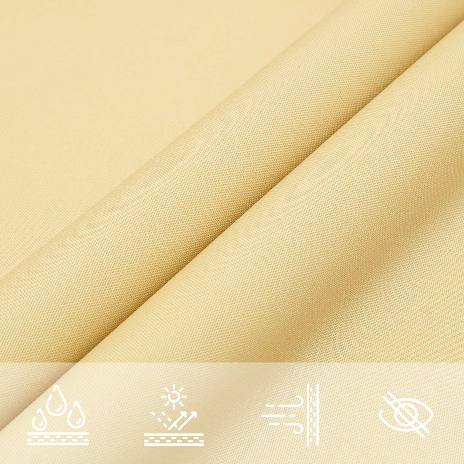 Vela da ombra solare Sabbia 6 x 2,5 m 100% Poliestere Oxford