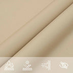 Vela da ombra solare 6 x 2 m Oxford rivestito in PU