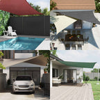 Vela da ombra solare 6 x 2 m Oxford rivestito in PU