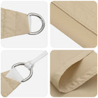 Vela da ombra solare Beige 6 x 2,5 m 100% Poliestere Oxford