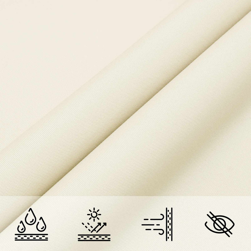 Vela da ombra solare Crema 6 x 2,5 m 100% Poliestere Oxford