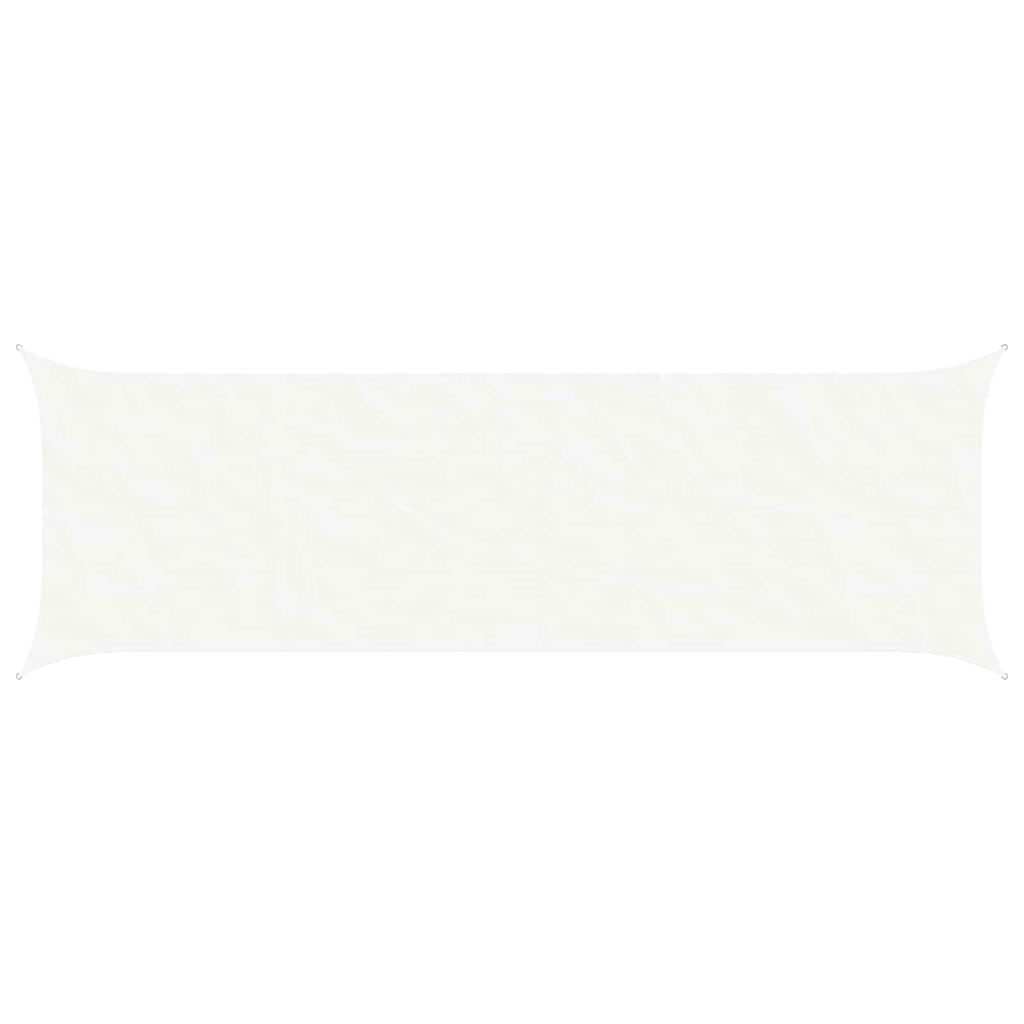 Vela da ombra solare Bianco 6 x 2 m 100% Poliestere Oxford