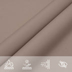 Vela da ombra solare Tortora 6 x 2 m 100% Poliestere Oxford