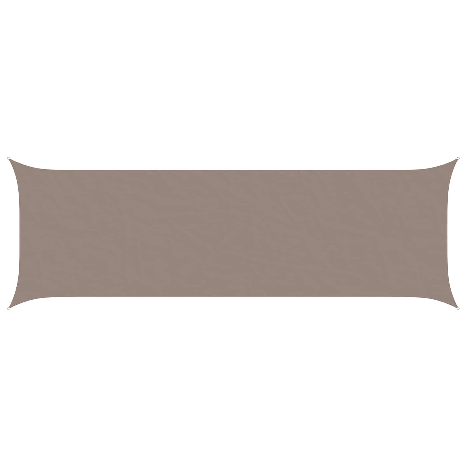 Vela da ombra solare Tortora 6 x 2 m 100% Poliestere Oxford