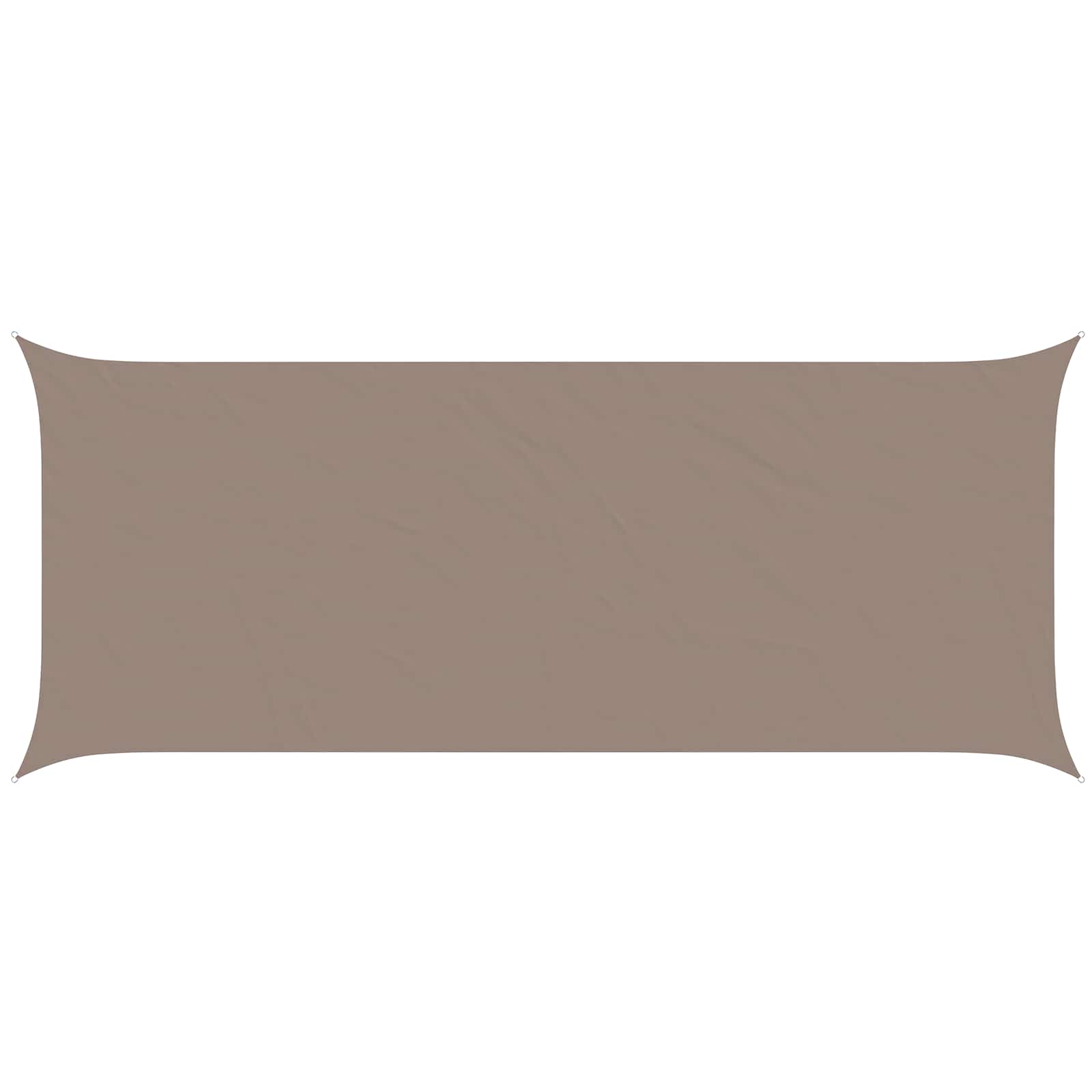 Vela da ombra solare Tortora 6 x 2,5 m 100% Poliestere Oxford