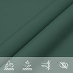 Vela da ombra solare Verde Scuro 6 x 2,5 m