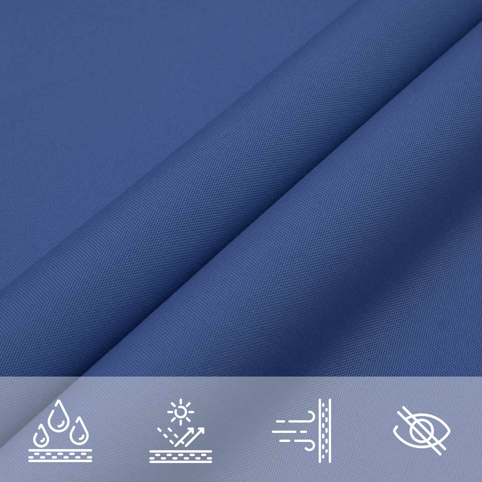 Vela da ombra solare Blu 6 x 2,5 m 100% Poliestere Oxford