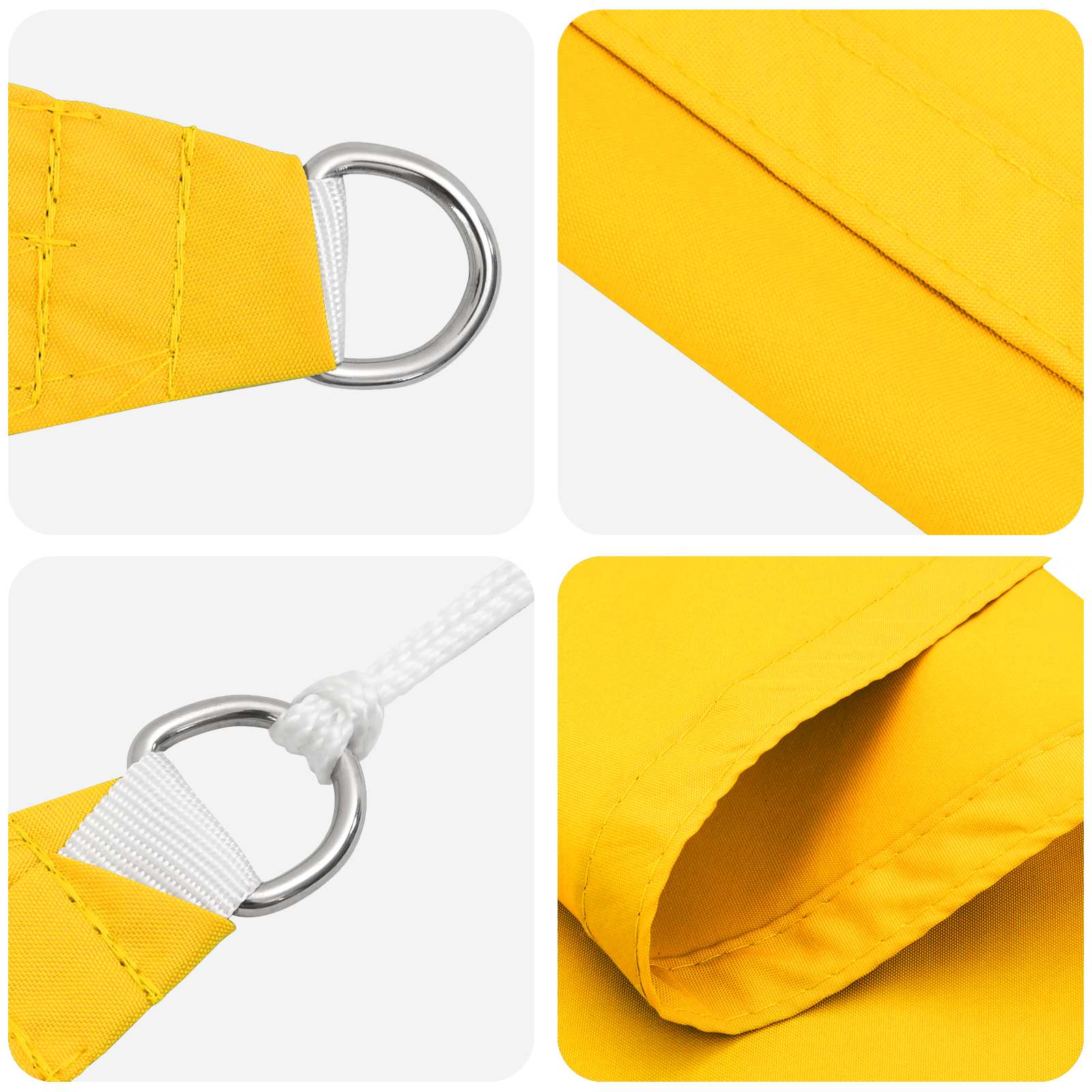 Vela da ombra solare Giallo 6 x 2,5 m 100% Poliestere Oxford