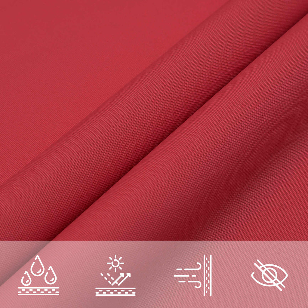 Vela da ombra solare Rosso 6 x 2 m 100% Poliestere Oxford