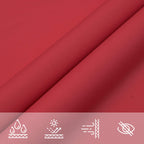 Vela da ombra solare Rosso 6 x 2 m 100% Poliestere Oxford
