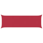 Vela da ombra solare Rosso 6 x 2 m 100% Poliestere Oxford