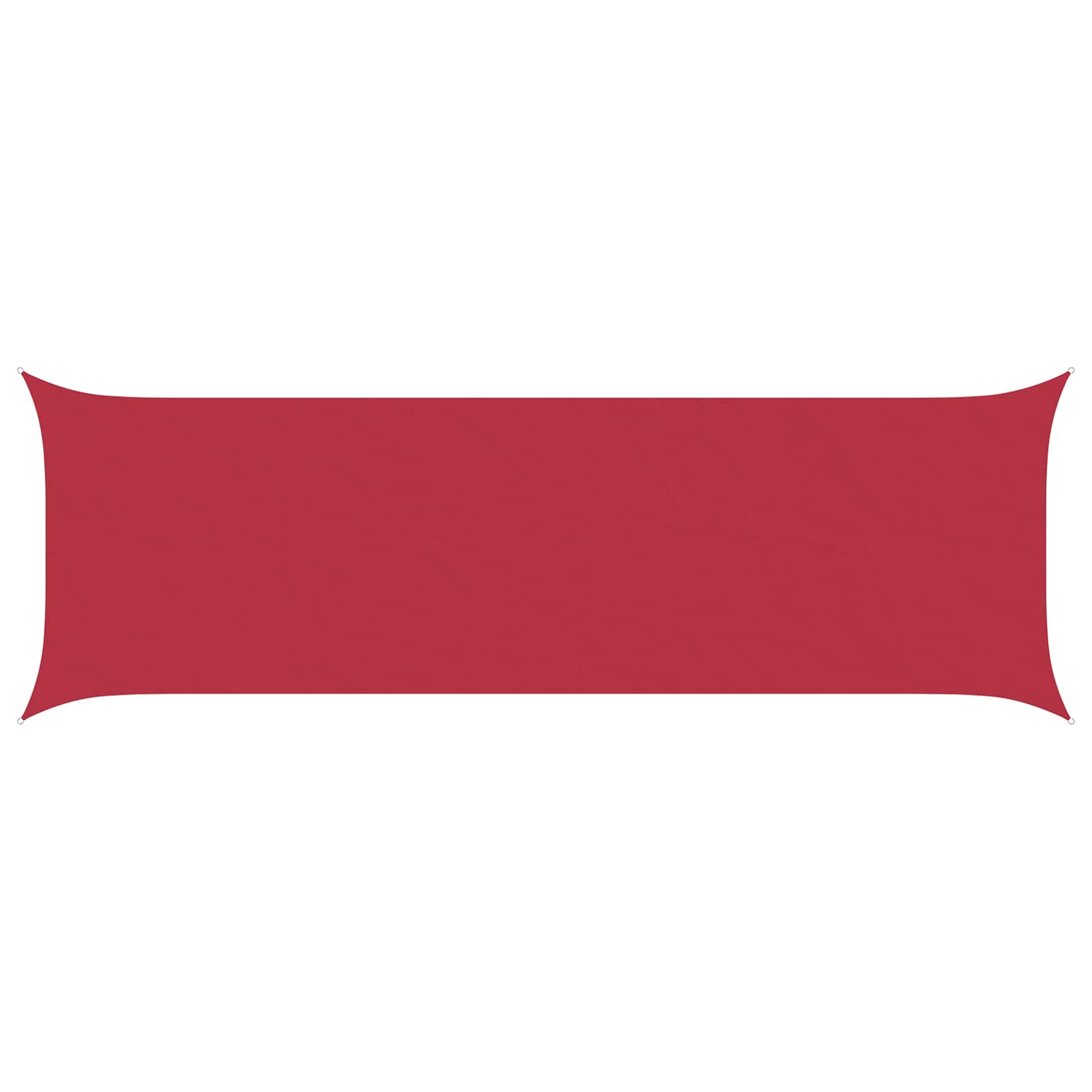 Vela da ombra solare Rosso 6 x 2 m 100% Poliestere Oxford