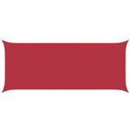 Vela da ombra solare Rosso 6 x 2,5 m 100% Poliestere Oxford