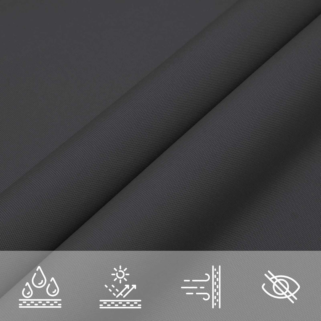 Vela da ombra solare Nero 6 x 2,5 m 100% Poliestere Oxford