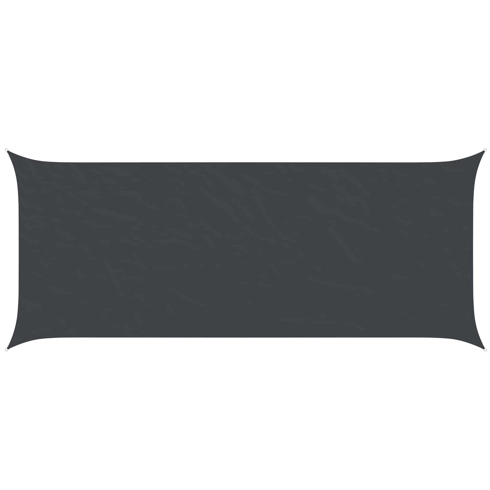 Vela da ombra solare Nero 6 x 2,5 m 100% Poliestere Oxford
