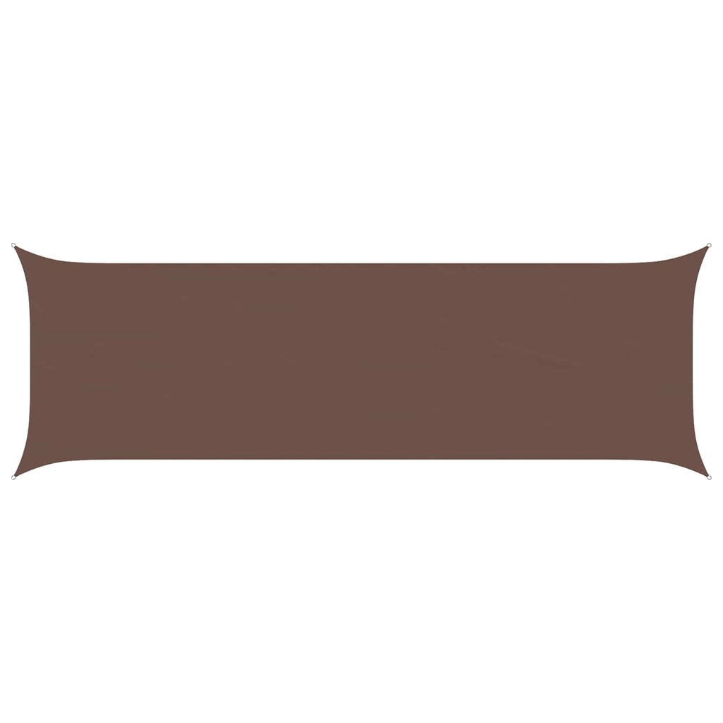 Vela da ombra solare Marrone 6 x 2 m 100% Poliestere Oxford