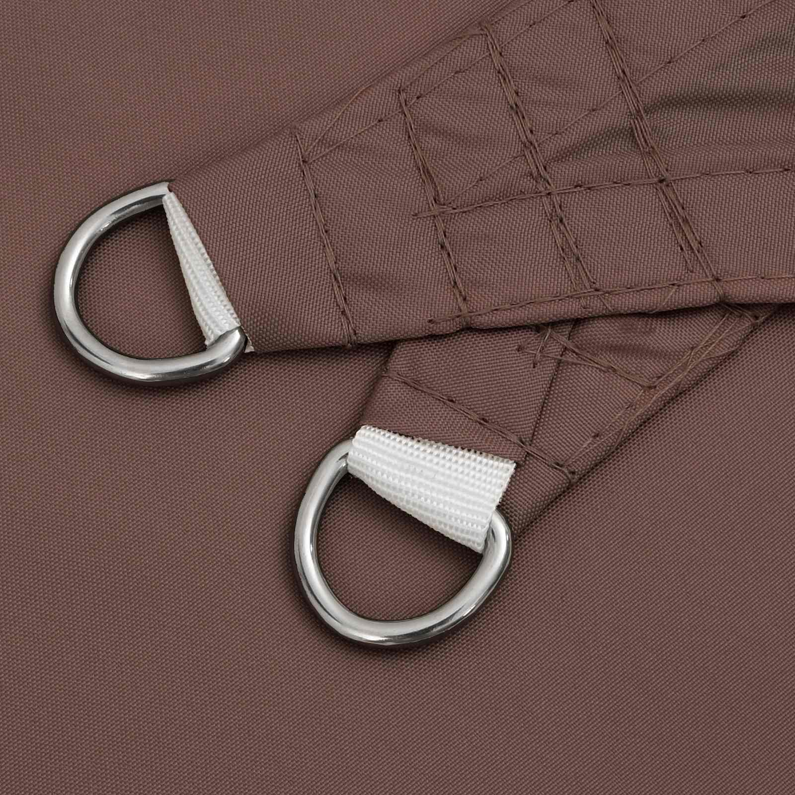 Vela da ombra solare Marrone 6 x 2,5 m 100% Poliestere Oxford