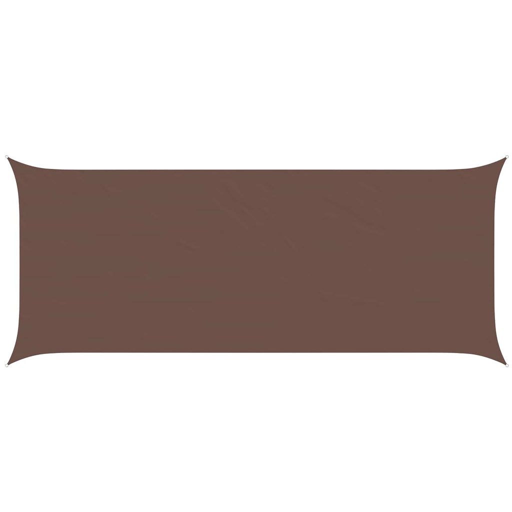 Vela da ombra solare Marrone 6 x 2,5 m 100% Poliestere Oxford