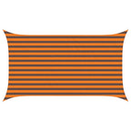 Vela da ombra solare Arancione e Marrone 3,5 x 2 m