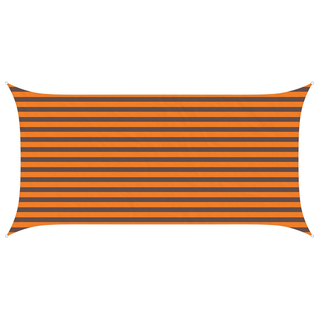 Vela da ombra solare Arancione e Marrone 4 x 2 m
