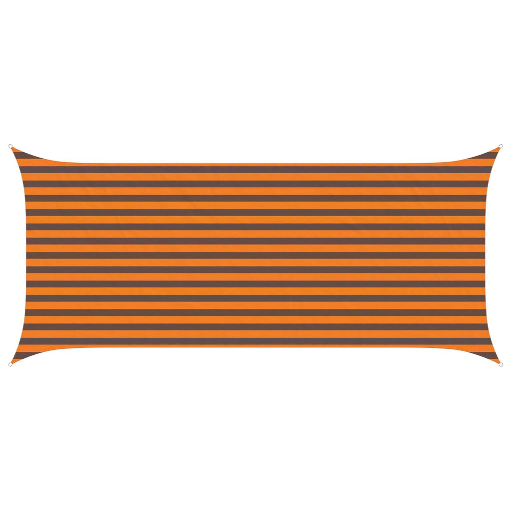 Vela da ombra solare Arancione e Marrone 4,5 x 2 m