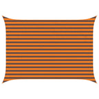 Vela da ombra solare Arancione e Marrone 3,5 x 2,5 m