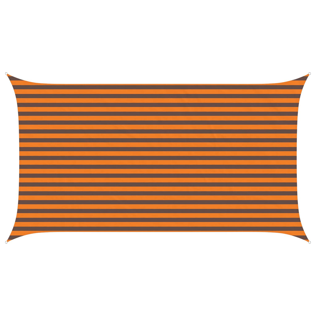 Vela da ombra solare Arancione e Marrone 4,5 x 2,5 m