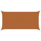 Vela da ombra solare Arancione e Marrone 5 x 2,5 m
