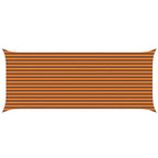 Vela da ombra solare Arancione e Marrone 6 x 2,5 m