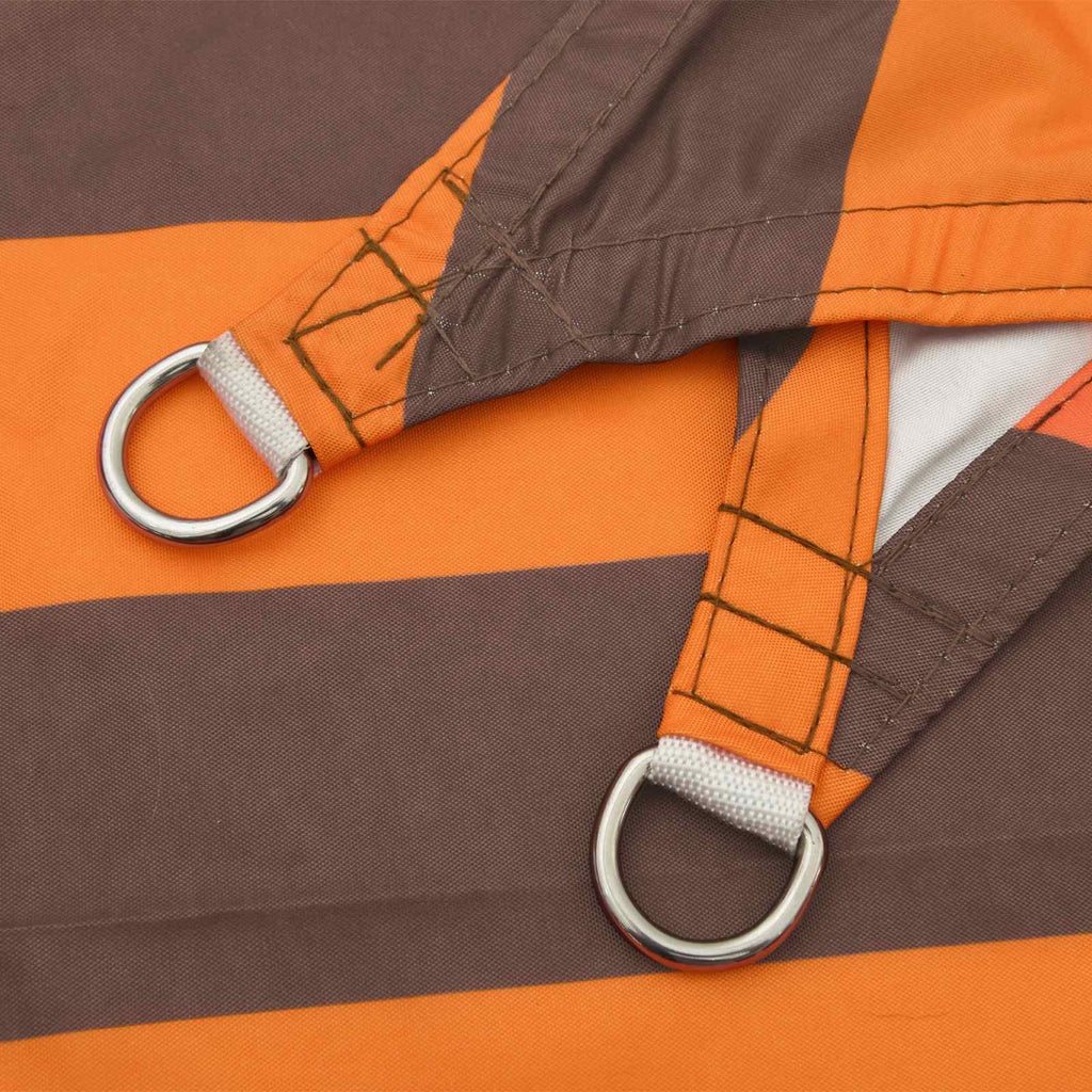 Vela da ombra solare Arancione e Marrone 5 x 3 m