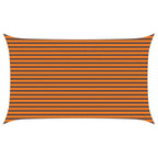 Vela da ombra solare Arancione e Marrone 5 x 3 m