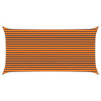 Vela da ombra solare Arancione e Marrone 6 x 3 m