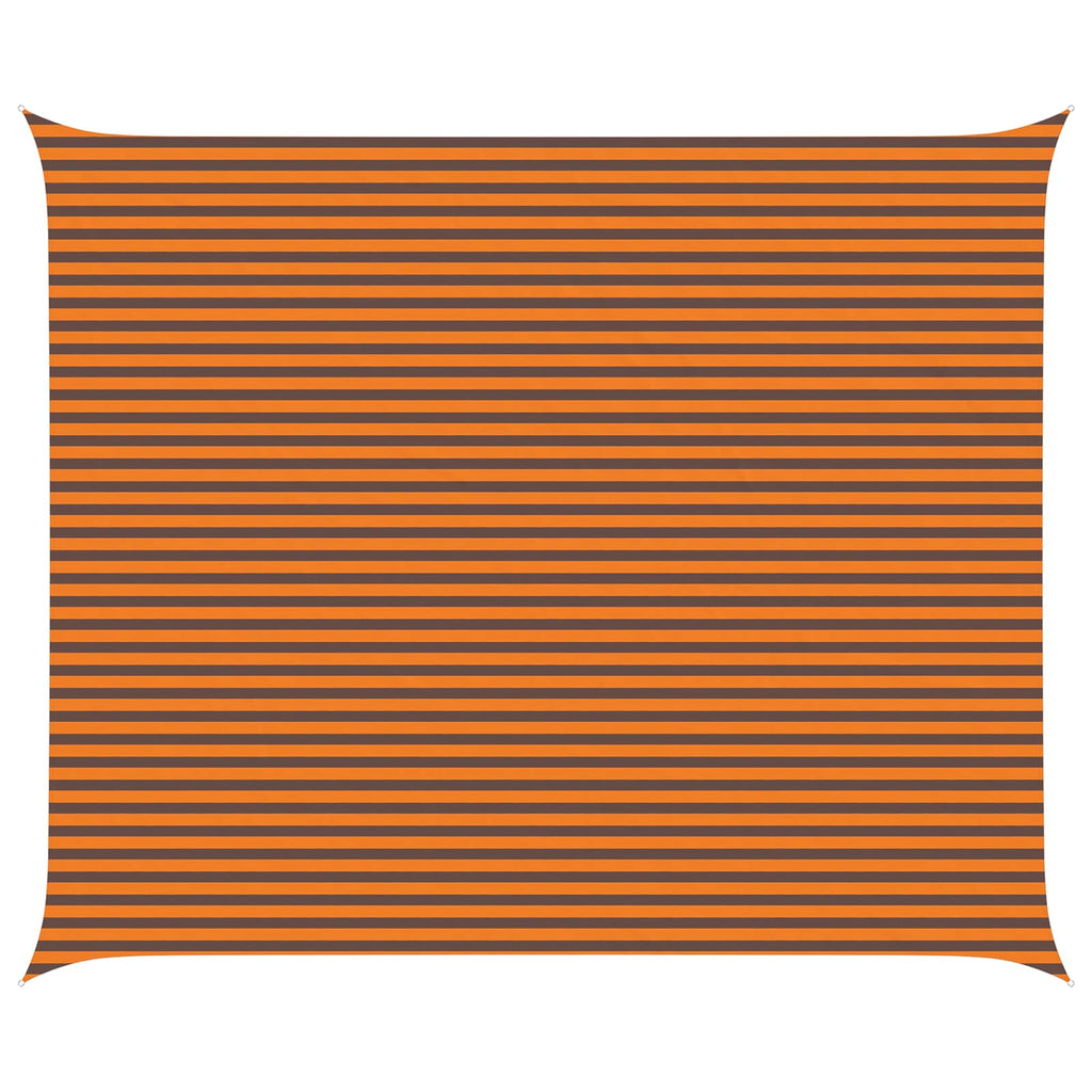 Vela da ombra solare Arancione e Marrone 6 x 5 m