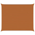 Vela da ombra solare Arancione e Marrone 6 x 5 m