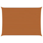 Vela da ombra solare Arancione e Marrone 7 x 5 m