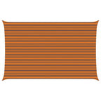 Vela da ombra solare Arancione e Marrone 8 x 5 m