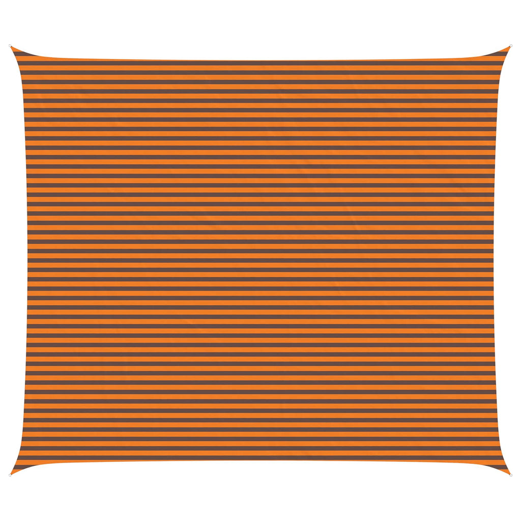 Vela da ombra solare Arancione e Marrone 7 x 6 m