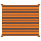 Vela da ombra solare Arancione e Marrone 7 x 6 m