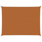 Vela da ombra solare Arancione e Marrone 8 x 6 m