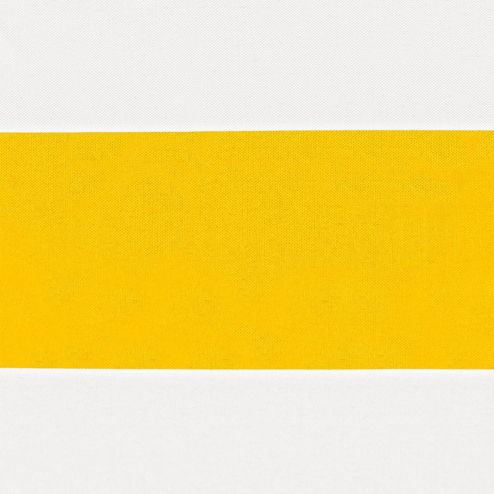 Vela da ombra solare Giallo e Bianco 4,5 x 2 m