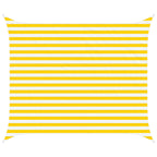 Vela da ombra solare Giallo e Bianco 2,5 x 3 m