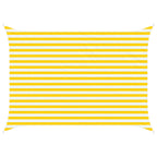 Vela da ombra solare Giallo e Bianco 3,5 x 2,5 m