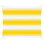 Vela da ombra solare Giallo e Bianco 5 x 4 m
