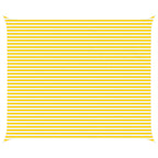Vela da ombra solare Giallo e Bianco 6 x 5 m