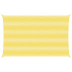 Vela da ombra solare Giallo e Bianco 8 x 5 m
