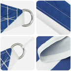 Vela da ombra solare Blu e Bianco 4,5 x 2 m