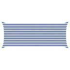 Vela da ombra solare Blu e Bianco 5 x 2 m