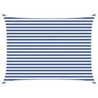 Vela da ombra solare Blu e Bianco 4 × 3 m