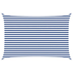 Vela da ombra solare Blu e Bianco 4,5 x 3 m